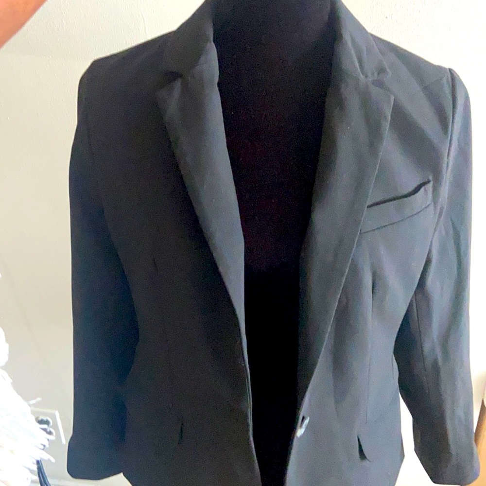Black Blazer - Lands End